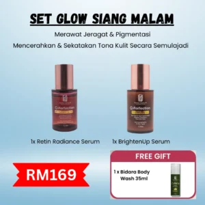 Set Glow Siang Malam